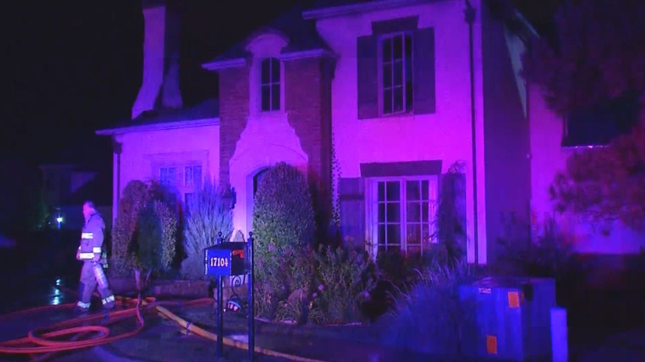 Fire Damages Large Home in Edmond