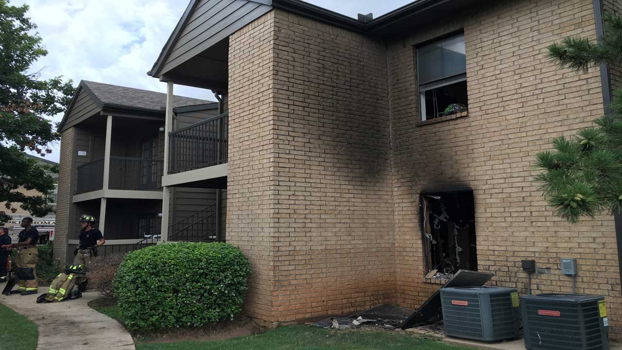OKCFD Evacuates Apartment Building After Fire Breaks Out