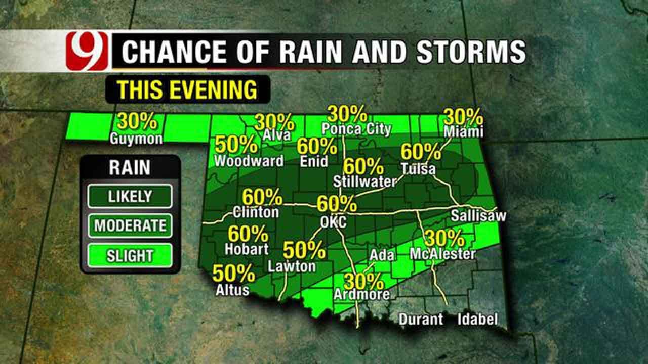 Another Warm Weekend In Oklahoma With Some Severe Storm Chances