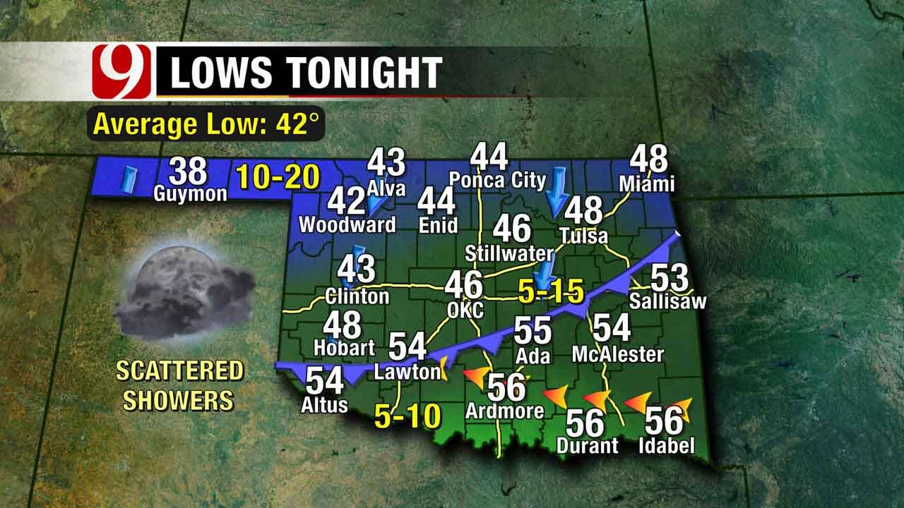 Cool, Potentially Freezing Weather, Headed To Oklahoma This Weekend