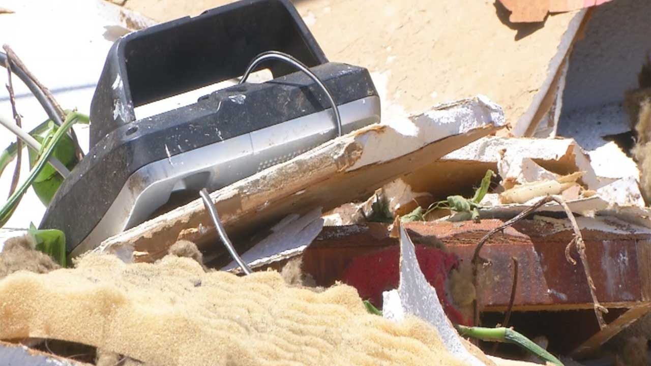 Neighbors Survey Damage After Tornado Rips Through Murray County