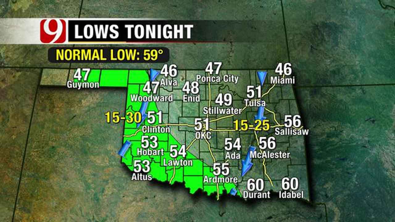 Cooler Weather, Rain Possible This Weekend In Oklahoma