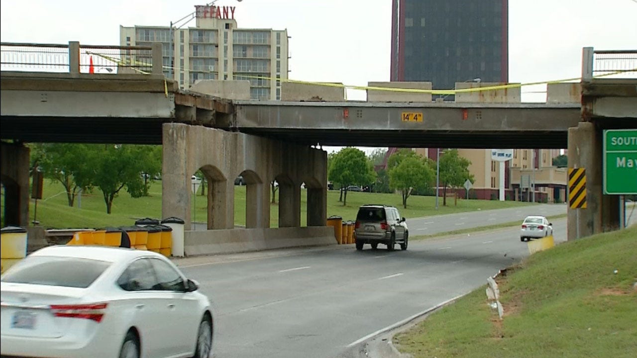 NW Expressway Reopens Ahead Of Schedule; May Ave. Bridge Remains Closed