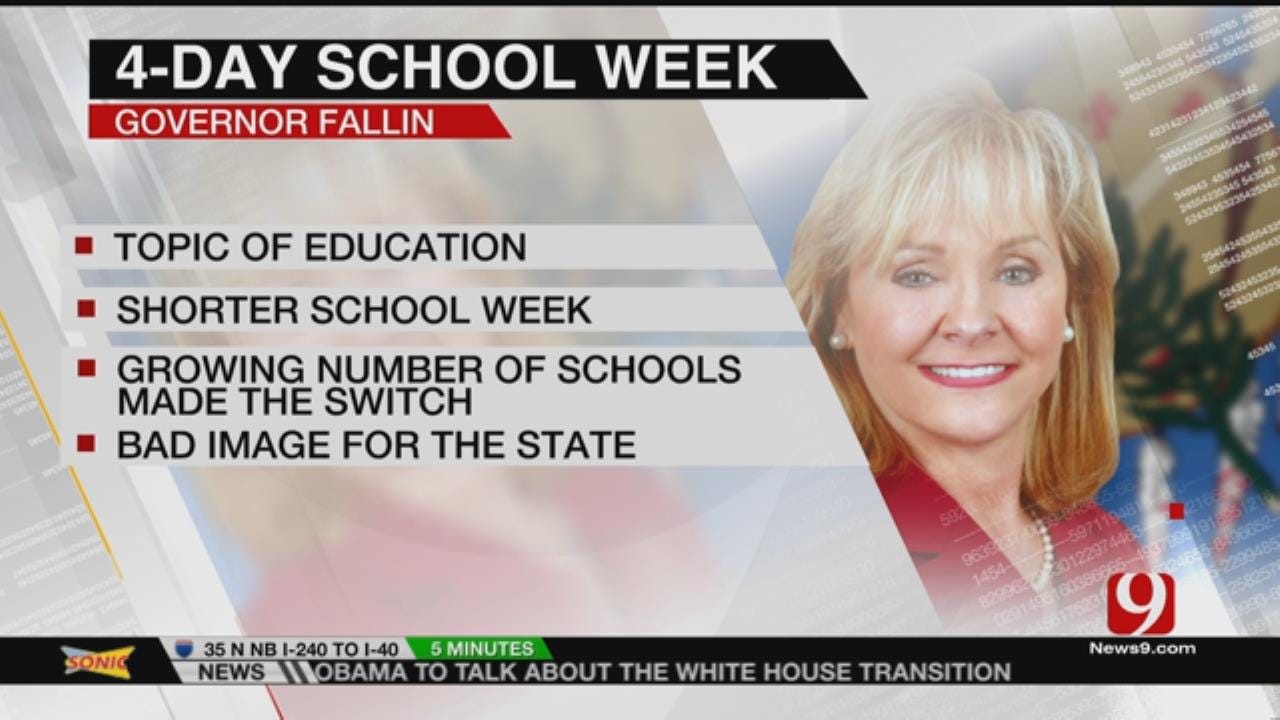EXCLUSIVE: Gov. Fallin Looks Forward With Her Education Goals