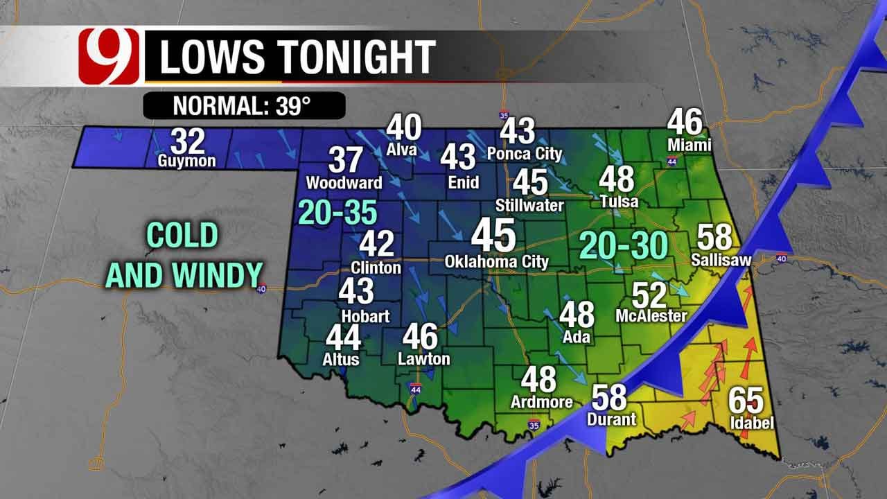 Cold Front On The Way To Oklahoma