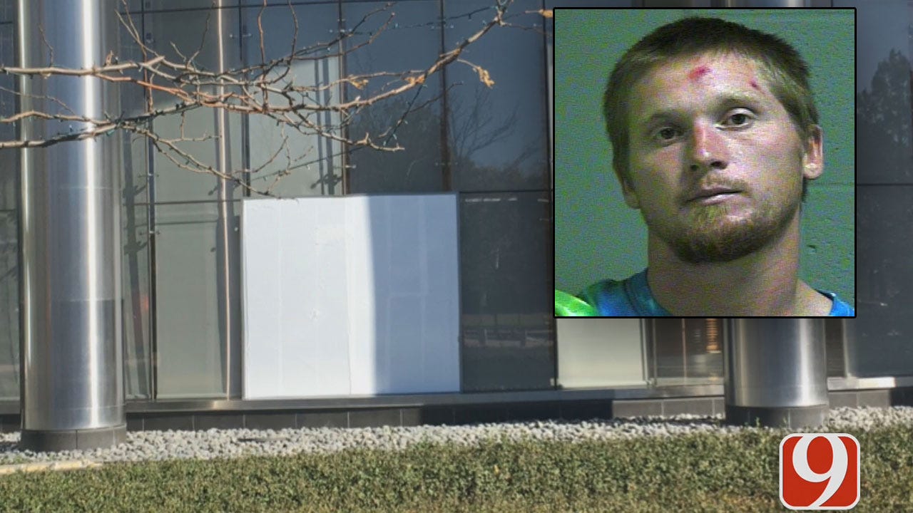 Man Arrested For Throwing Rocks At Devon Tower Causing 70K In Damage