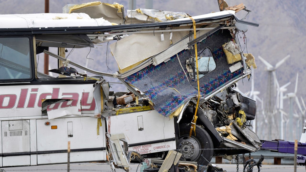 At Least 13 Killed In Tour Bus Crash In Palm Springs