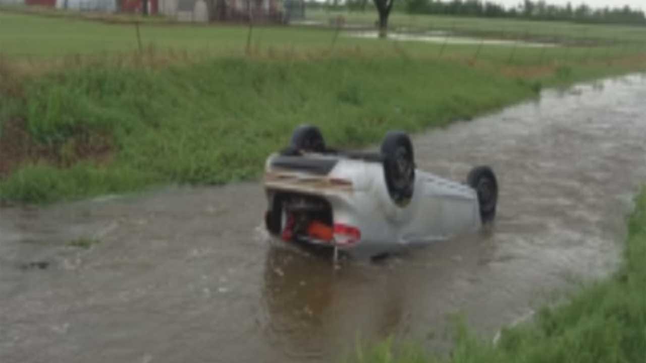 Deputy Rescues Family From Submerged Vehicle During Severe Storm