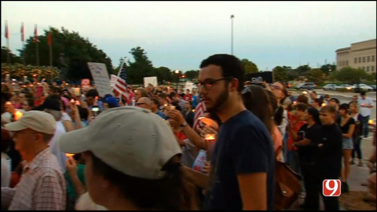 Hundreds Gathered At State Capitol In Solidarity Of Charlottesville, Virginia