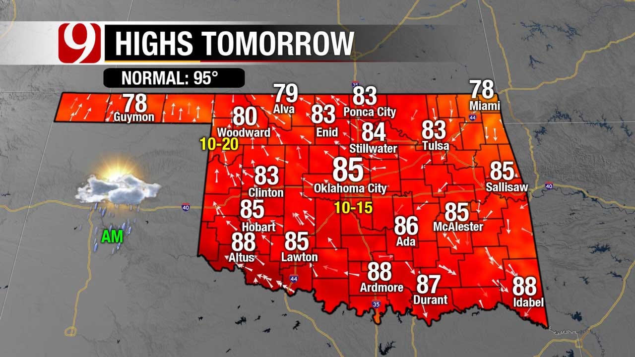 Storms Firing In NE Oklahoma; Severe Weather Threat Stays Low