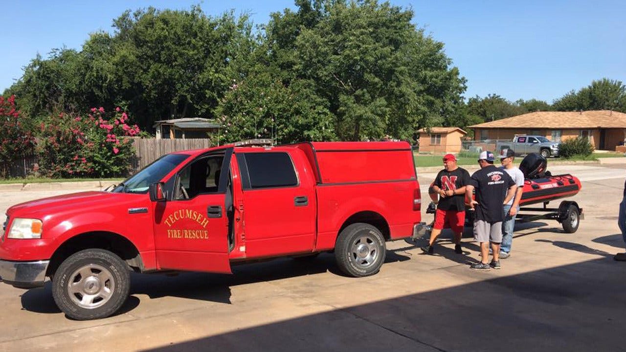 Oklahoma Fire Crews Took Off For Texas Wednesday Morning