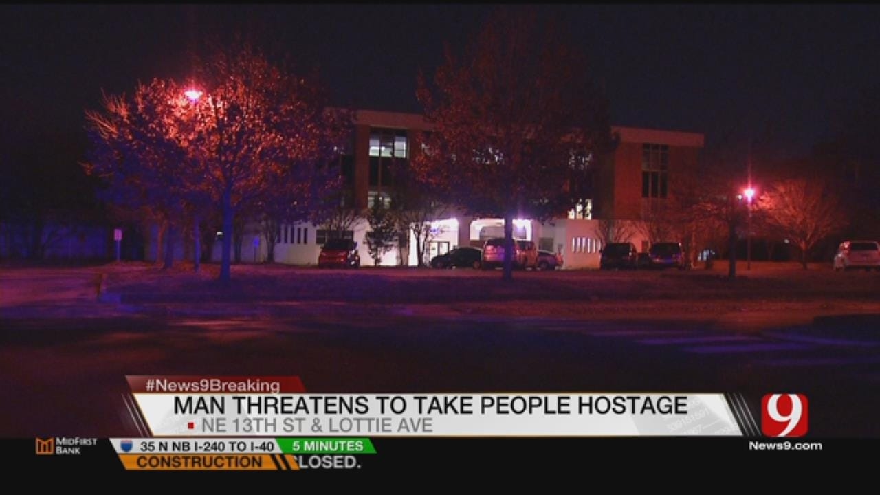 Knife-Wielding Man Arrested In NE OKC