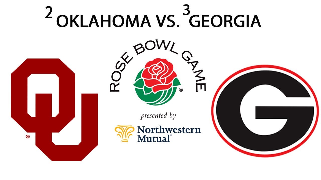 No. 2 Oklahoma To Face No. 3 Georgia In CFB Playoff Semifinal