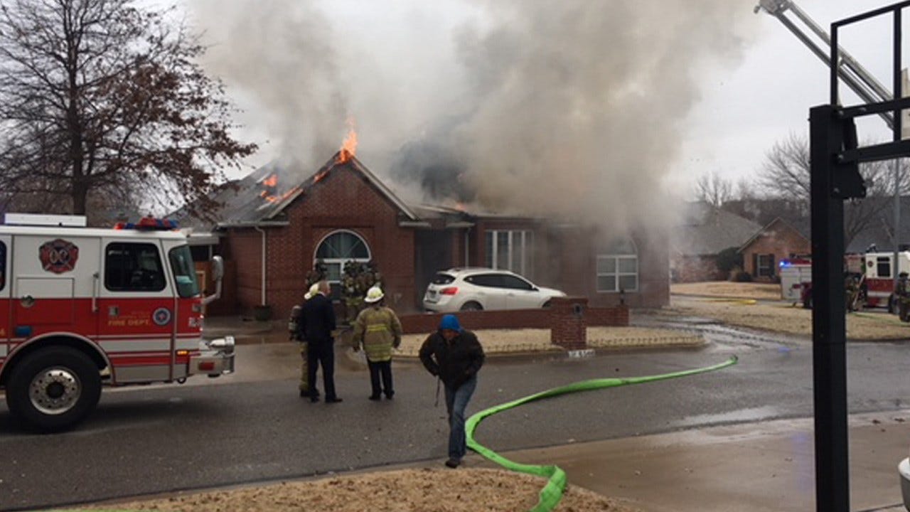 NW OKC Home Is Total Loss After House Fire