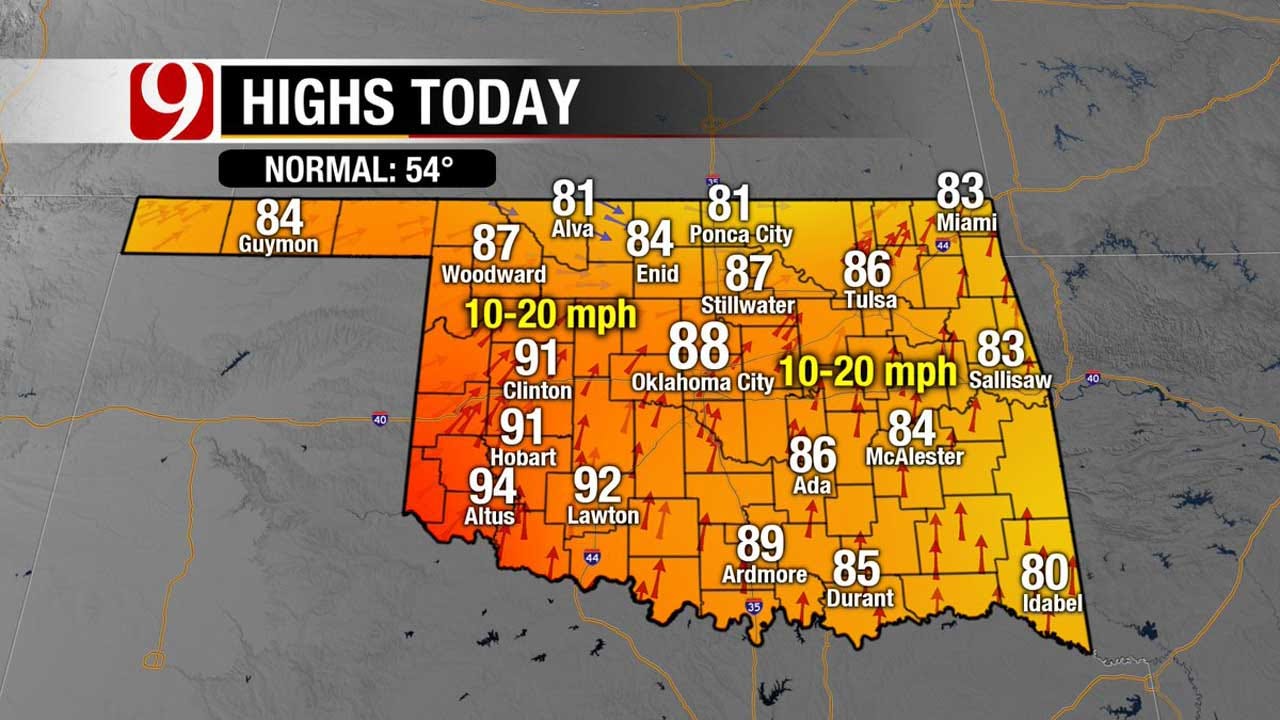 RecordBreaking Heat, Burn Ban In Place For Oklahoma Saturday