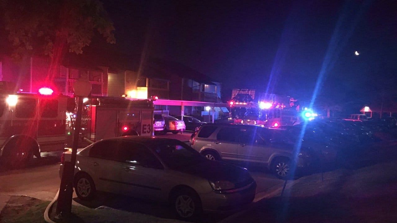 OKC Fire Battles NW OKC Apartment Fire Early Tuesday