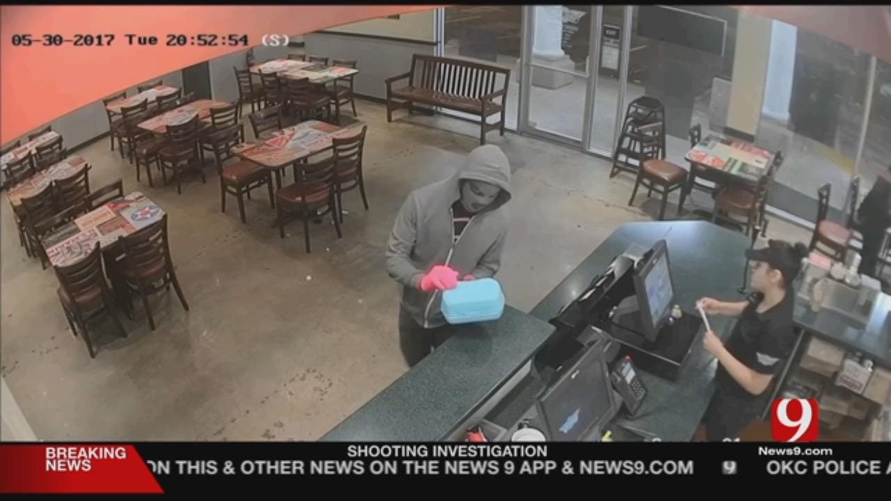 Pink Gloves, Kid's Lunch Box Used To Rob South OKC Store