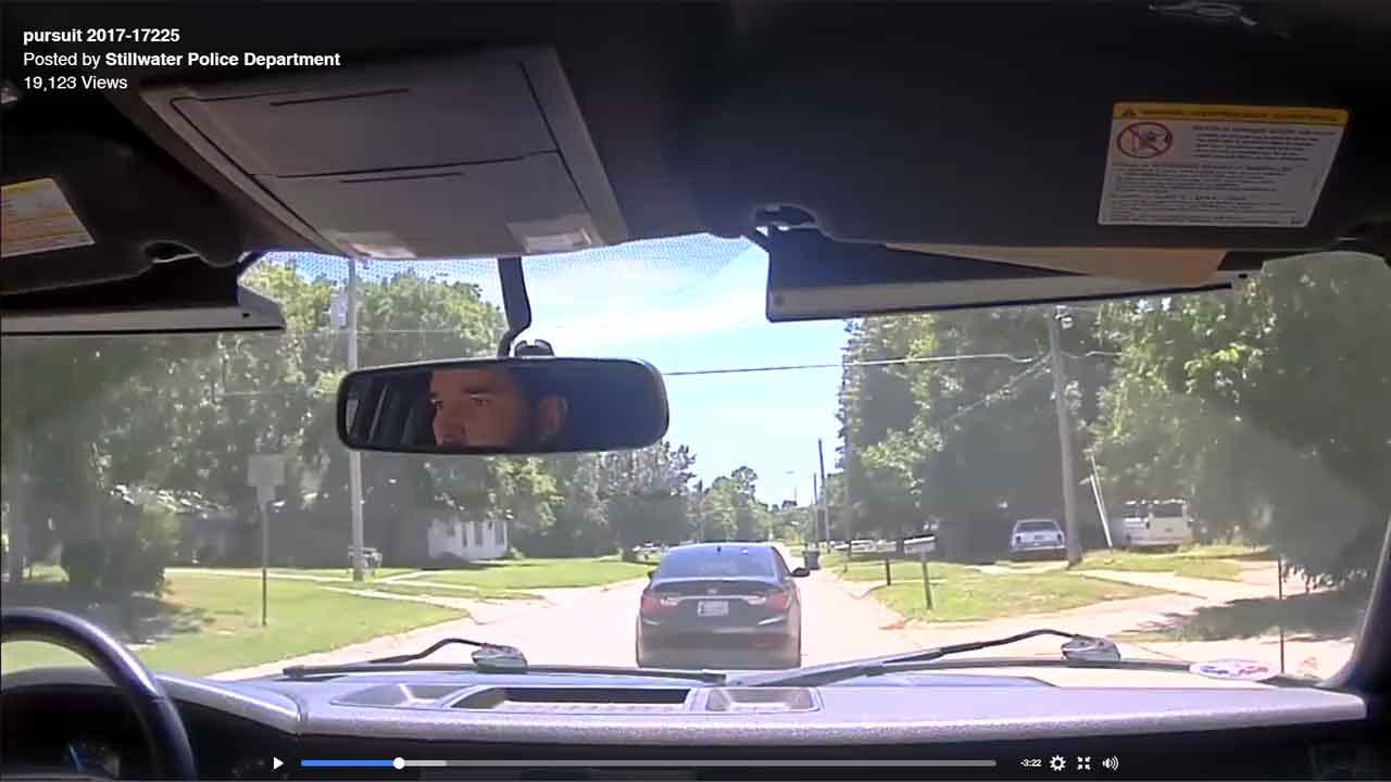 4 Arrested Following Police Chase In Stillwater Caught On Dashcam