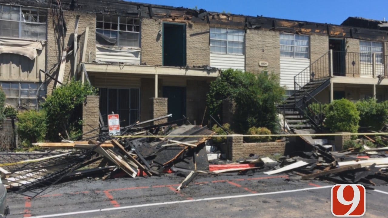 Lightning Strike Blamed For NW OKC Apartment Fire, Officials Confirm