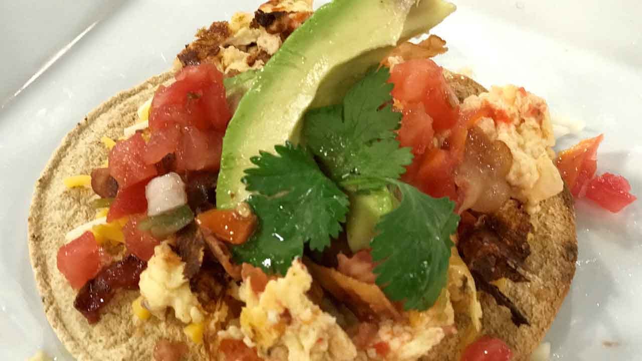 Egg And Avocado Tostada