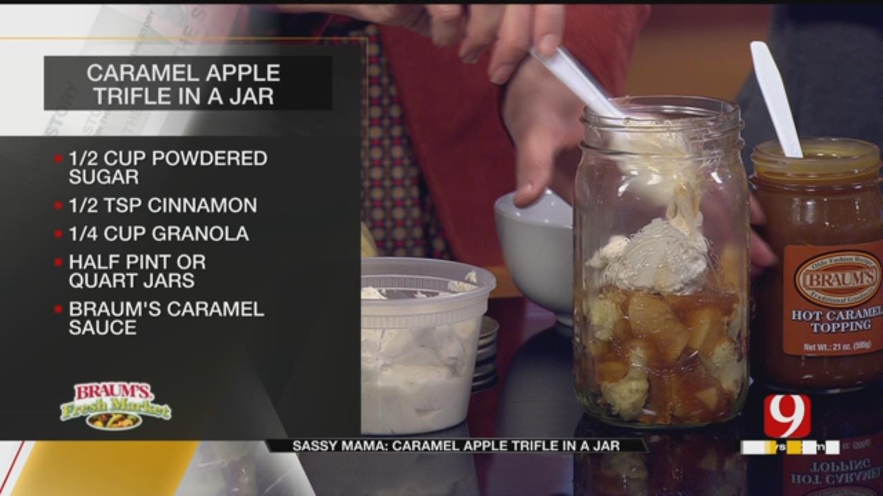 Caramel Apple Trifle In A Jar