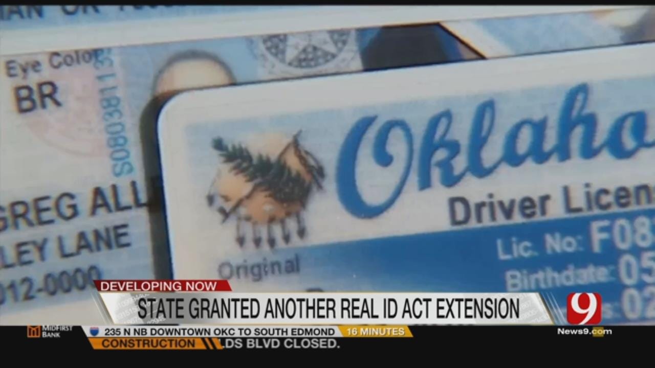 Oklahoma Granted Extension For Incorporating Federal "Real ID's"
