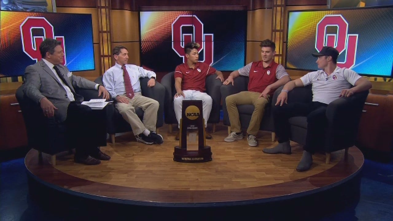 WATCH OU Gymnastics Team Joins Blitz