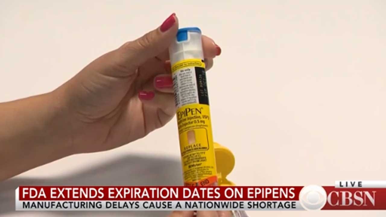 FDA Extends EpiPen Expiration Dates Because Of Shortage