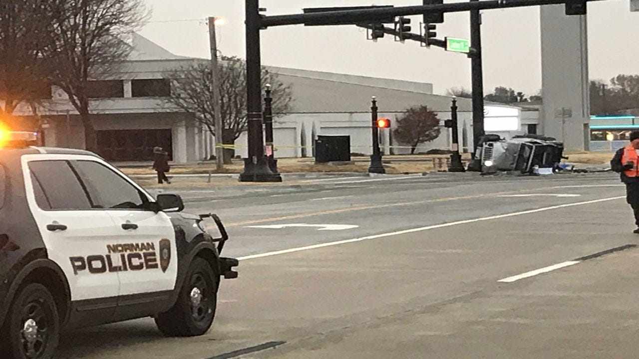 Three In Custody After Norman Robbery And Car Crash