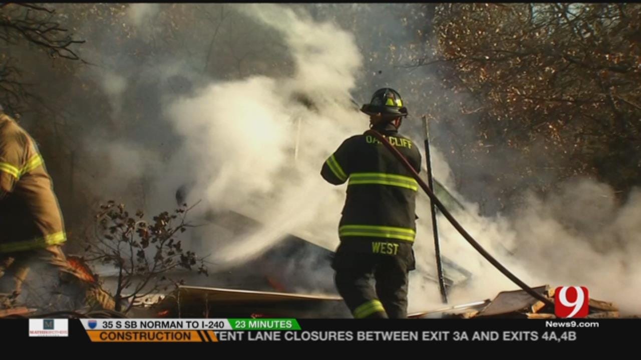 Rural Guthrie Home Loses Water After Fire
