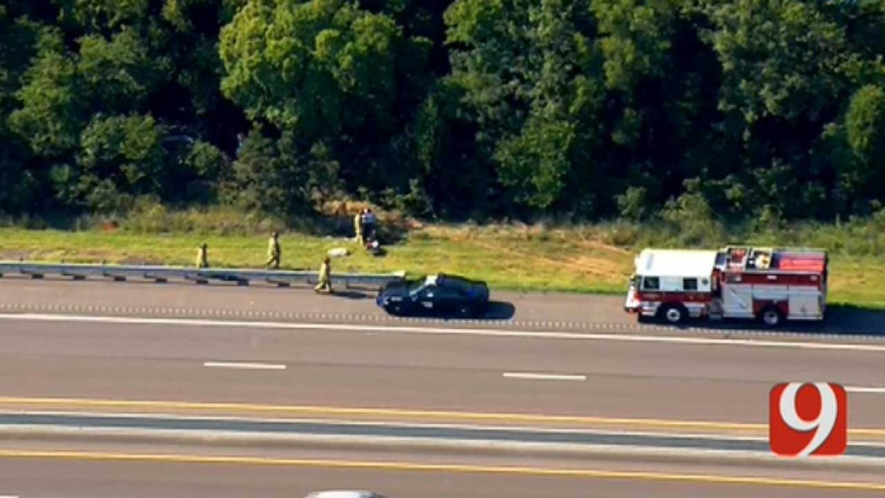 Injury Crash Reported Along Turner Turnpike Near Jones