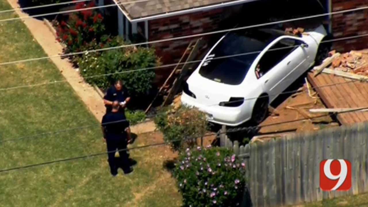 Pursuit Ends After Juvenile Suspect Crashes Into Yukon Home