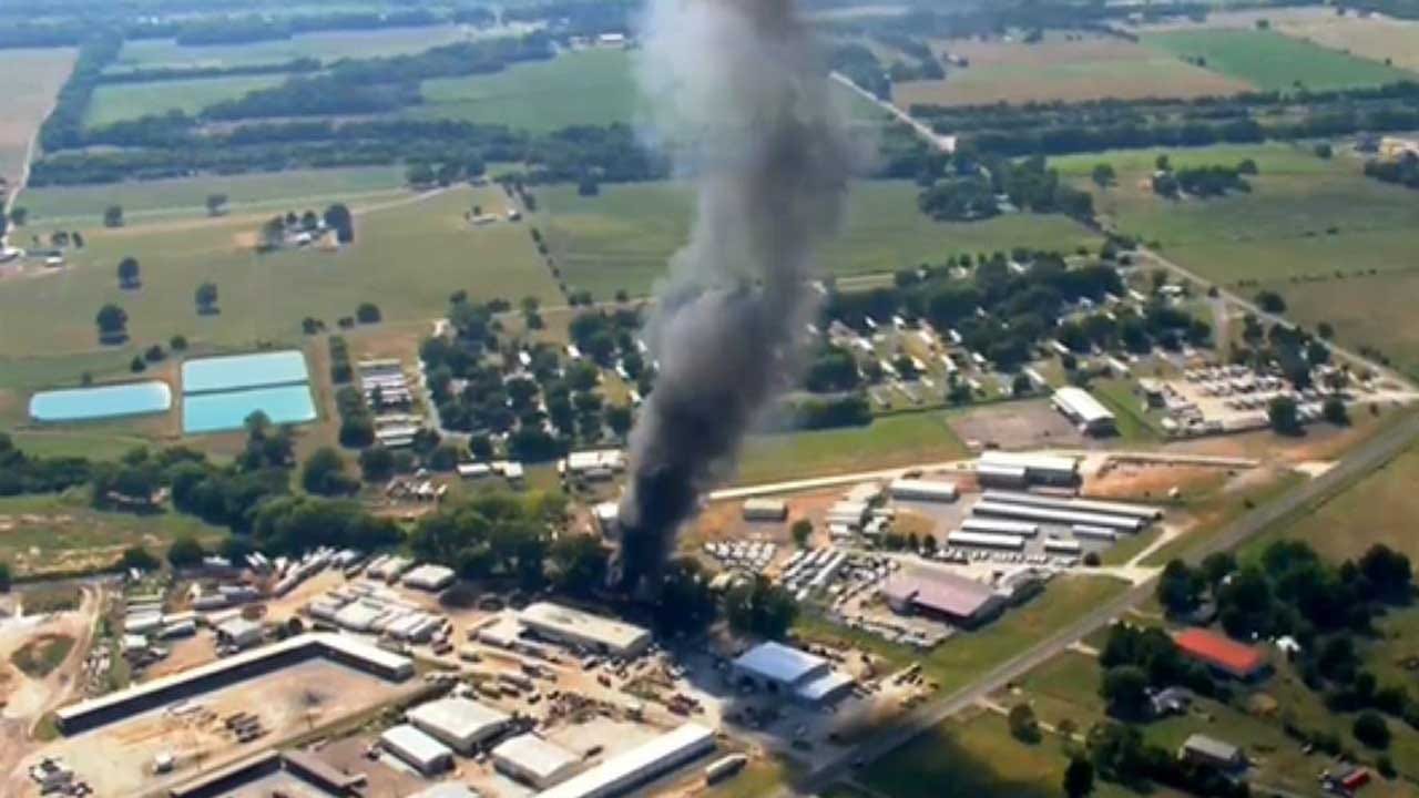 Large Fire At Tire Plant In Cleveland Co. Reported