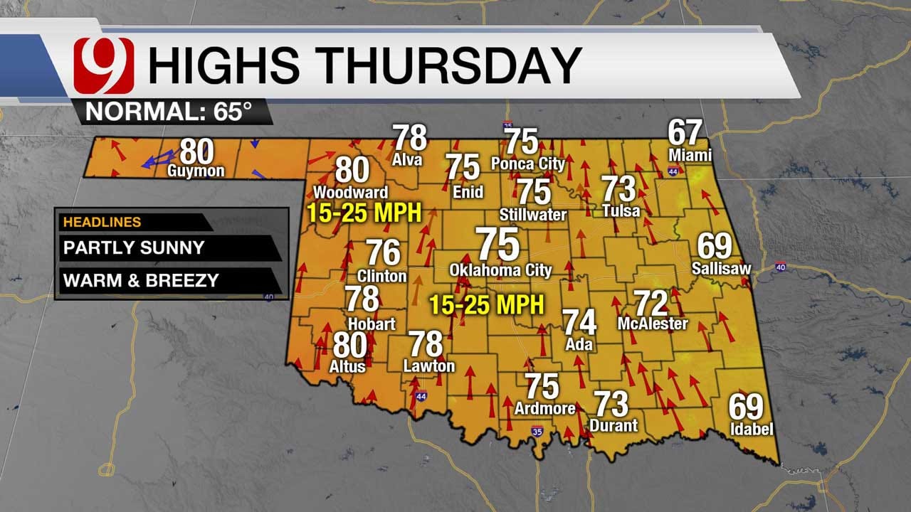 Seasonable Start For Spring In Oklahoma