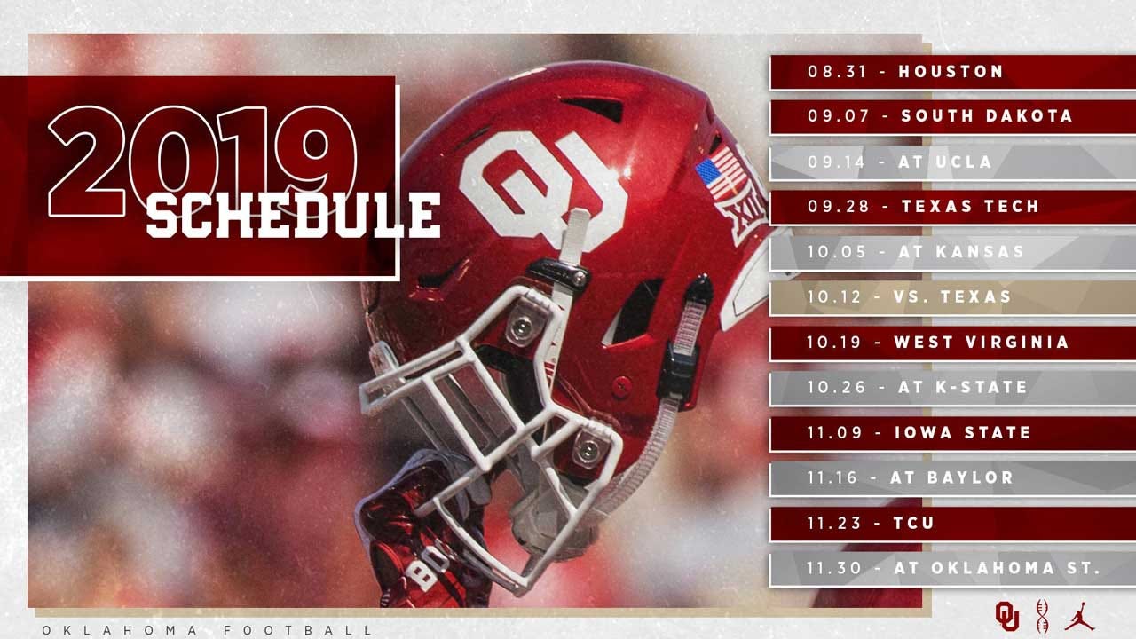 OU Announces 2019 Football Schedule