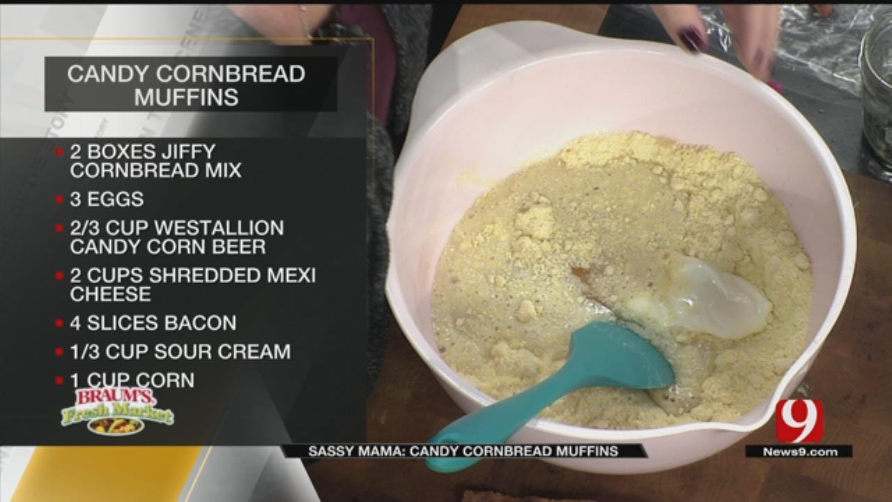 Candy Cornbread Muffins