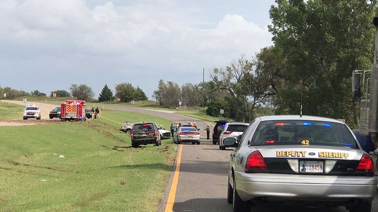 Chase Suspect Killed After Crash, OfficerInvolved Shooting Near Okarche
