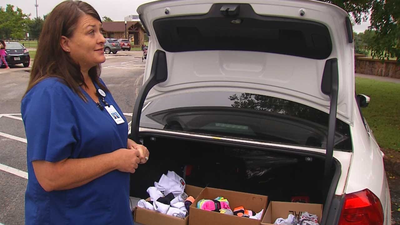 Oklahoma Woman Starts Non-Profit To Provide Socks To Students In Need
