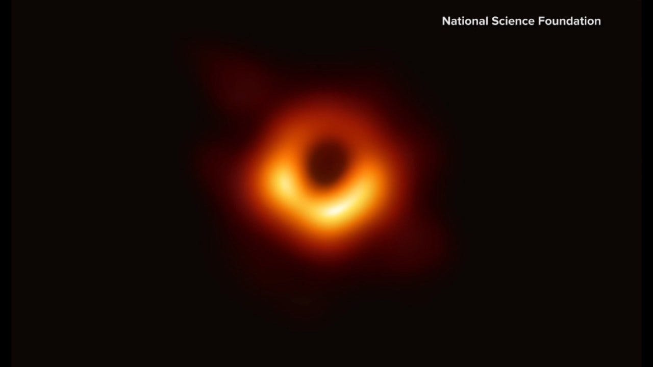 Scientists Reveal 1st Image Ever Made Of A Black Hole