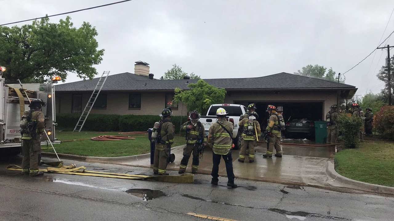 Lightning Causes House Fire In Northwest Oklahoma City