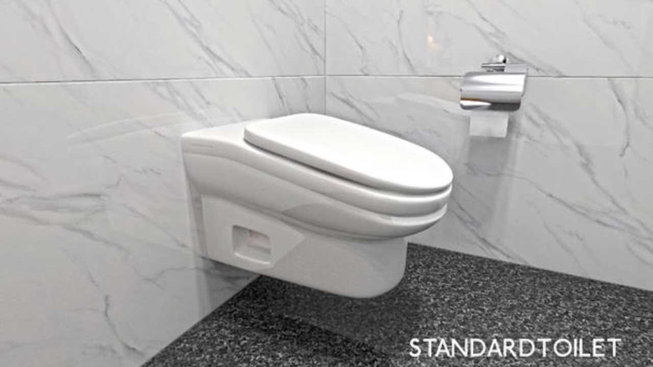 Downward Tilting Toilet Is Designed To Shorten Your Bathroom Break