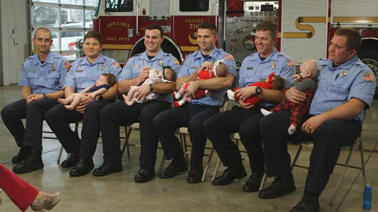 7 Firefighters At The Same Fire House Welcome Newborns Within Months