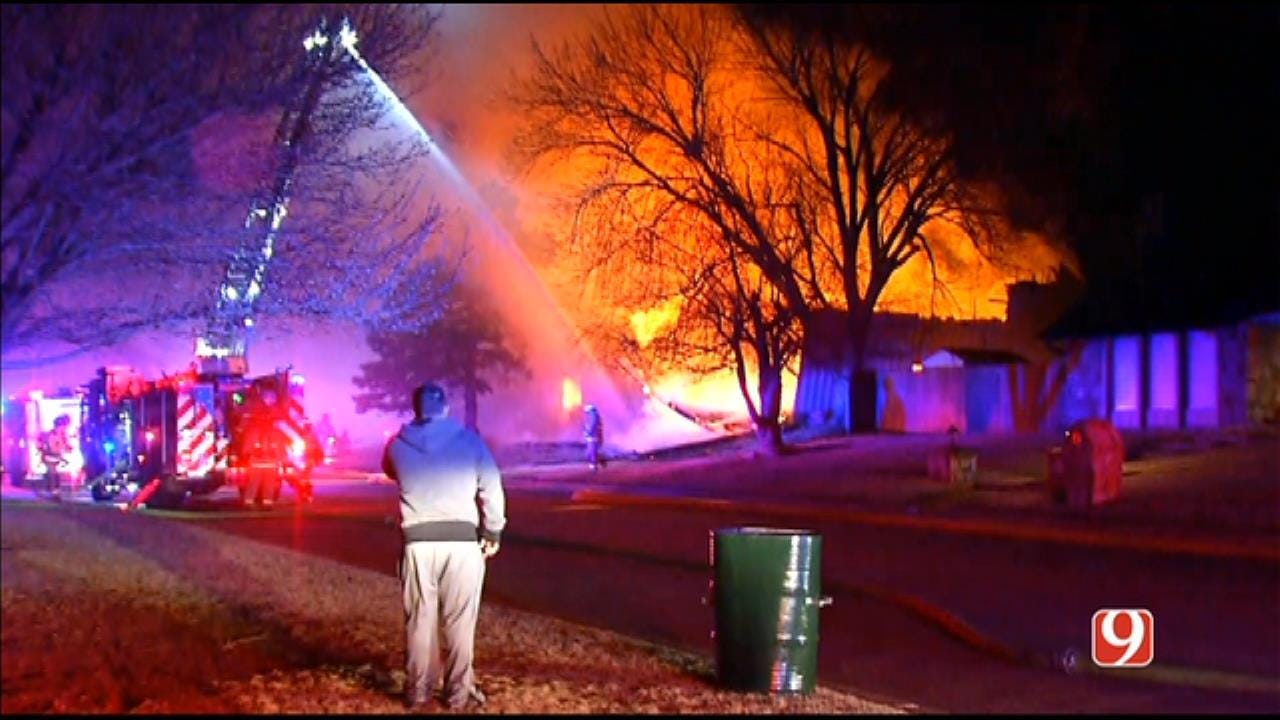 Helmet Cam Video Shows Rescue Attempt NW Oklahoma City Fire