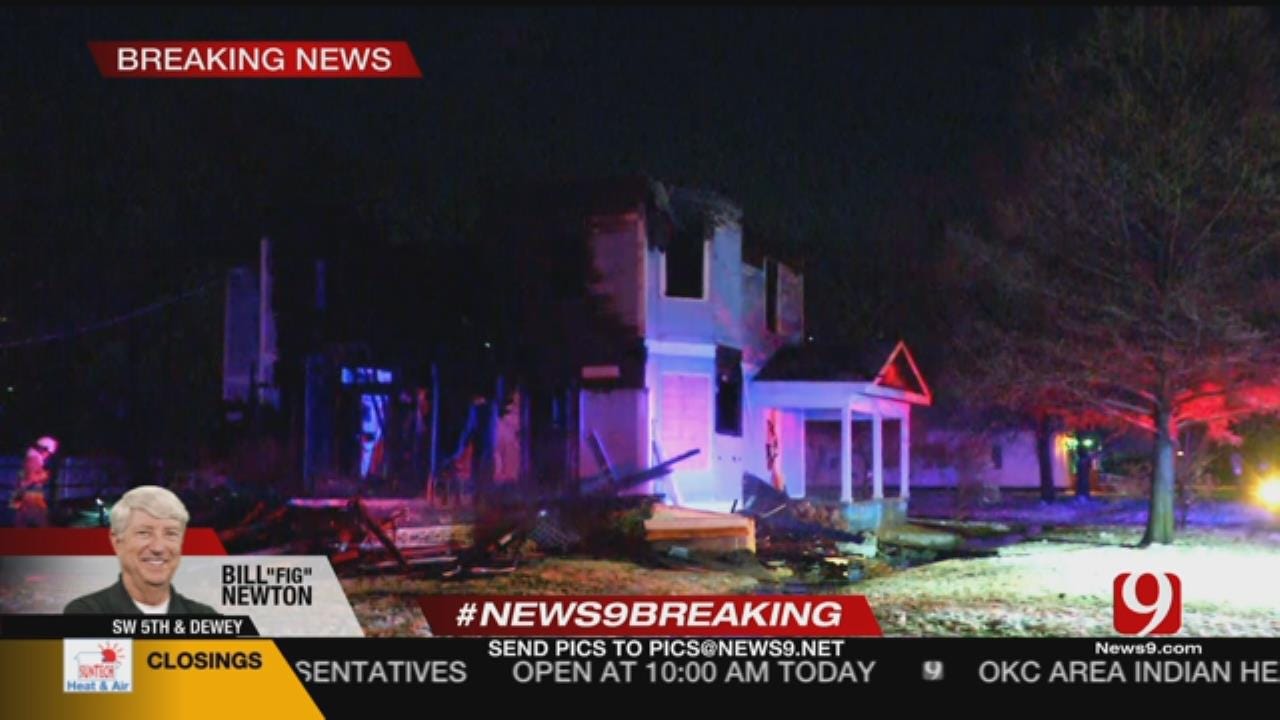 Firefighters Respond To House Fire In SW OKC