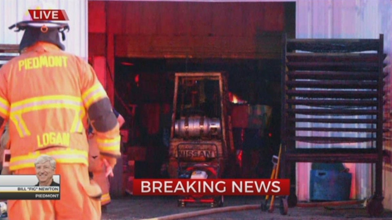 Firefighters Respond To Fire At Piedmont Dog Food Plant