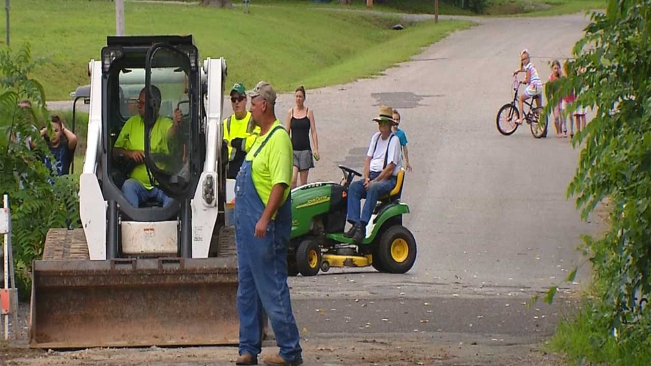 City Of Harrah Working To Repair Damaged Bridge
