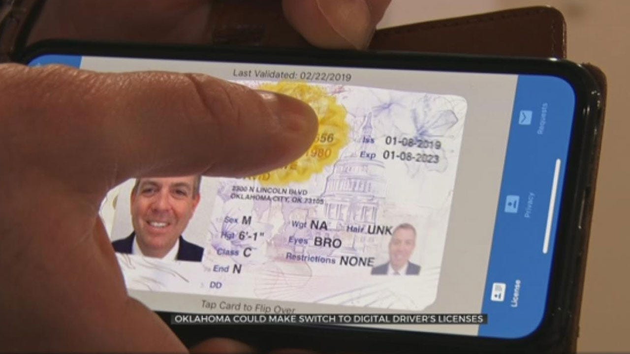 Oklahoma Could Change To Digital Driver's Licenses