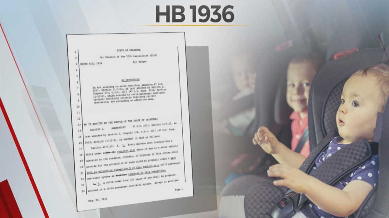 Proposed Oklahoma Law Could Mandate Children In The Back Seat To Wear