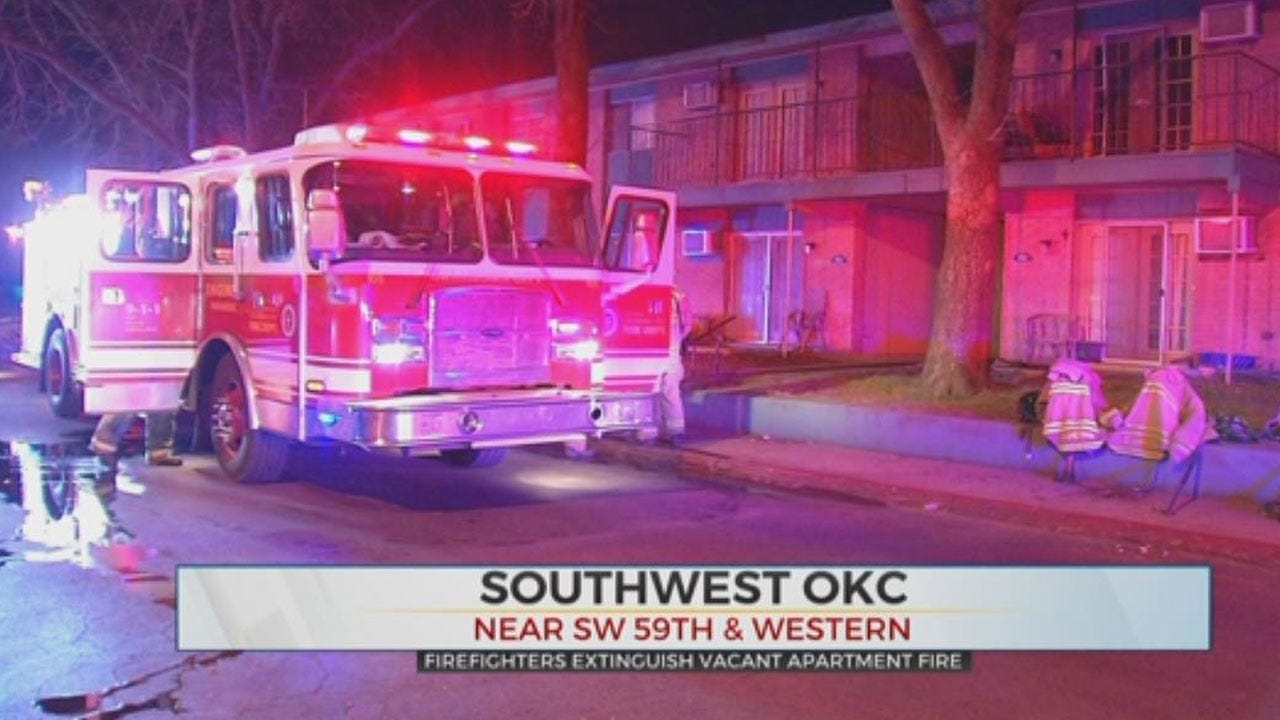Firefighters Investigate Cause Of SW OKC Apartment Fire