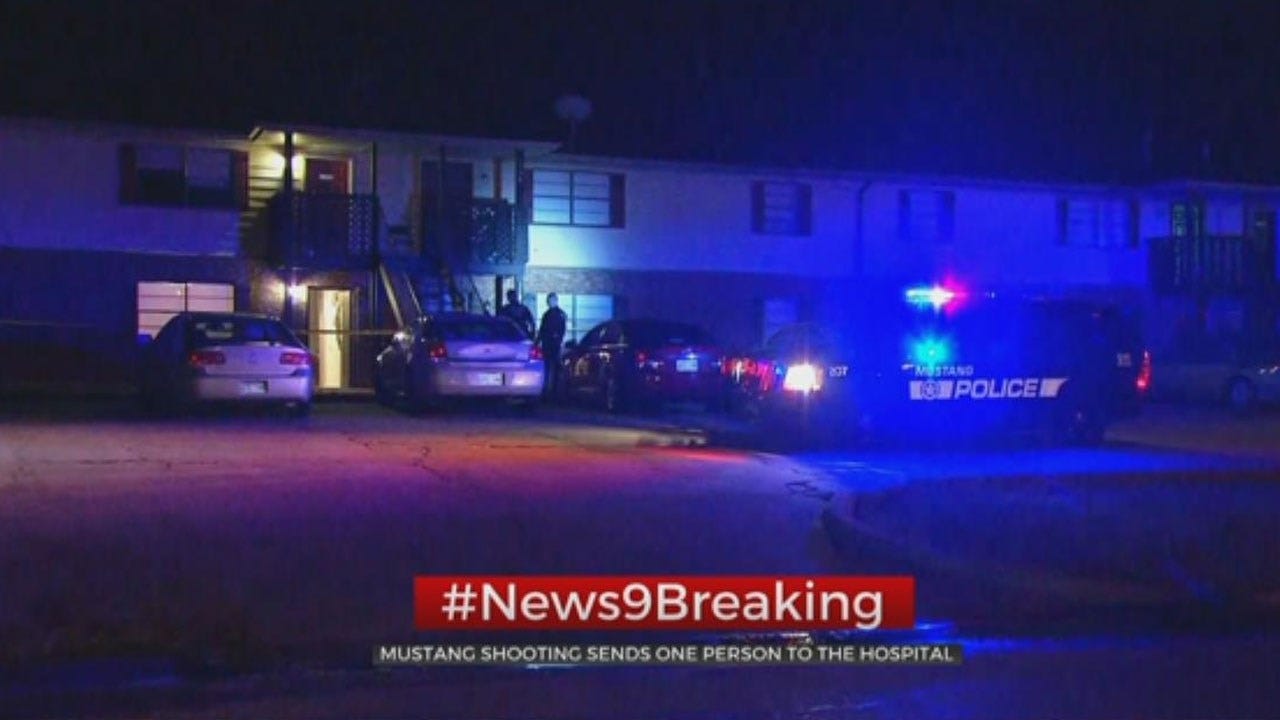 Shooting At Mustang Apartment Complex Sends 1 To Hospital